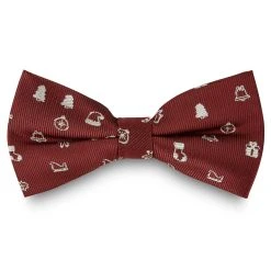 Trendhim Noeud Papillon De Noël Rouge Bordeaux