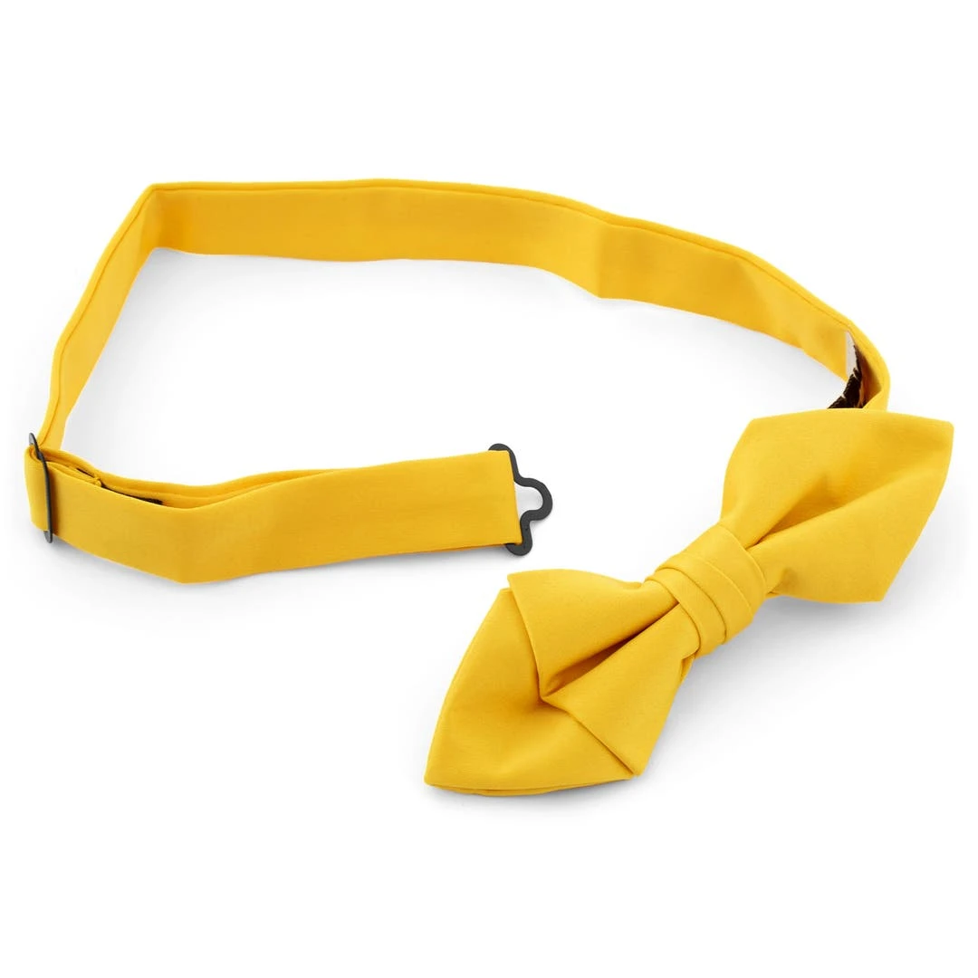 Trendhim Noeud Papillon Classique à Pointes Jaune Canari 4 Trendhim Noeud Papillon Classique à Pointes Jaune Canari – Image 2