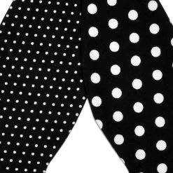 Tailor Toki Nœud Papillon En Coton Réversible Noir à Pois