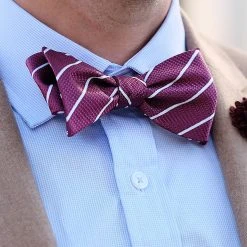 Tailor Toki Nœud Papillon à Nouer Bordeaux à Rayures Blanches 10 Tailor Toki Nœud Papillon à Nouer Bordeaux à Rayures Blanches -Trendhim en ligne 7466 bow tie