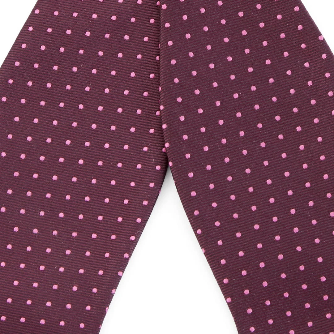 Tailor Toki Noeud Papillon Bourgogne à Mini Pois Blancs 4 Tailor Toki Noeud Papillon Bourgogne à Mini Pois Blancs – Image 2