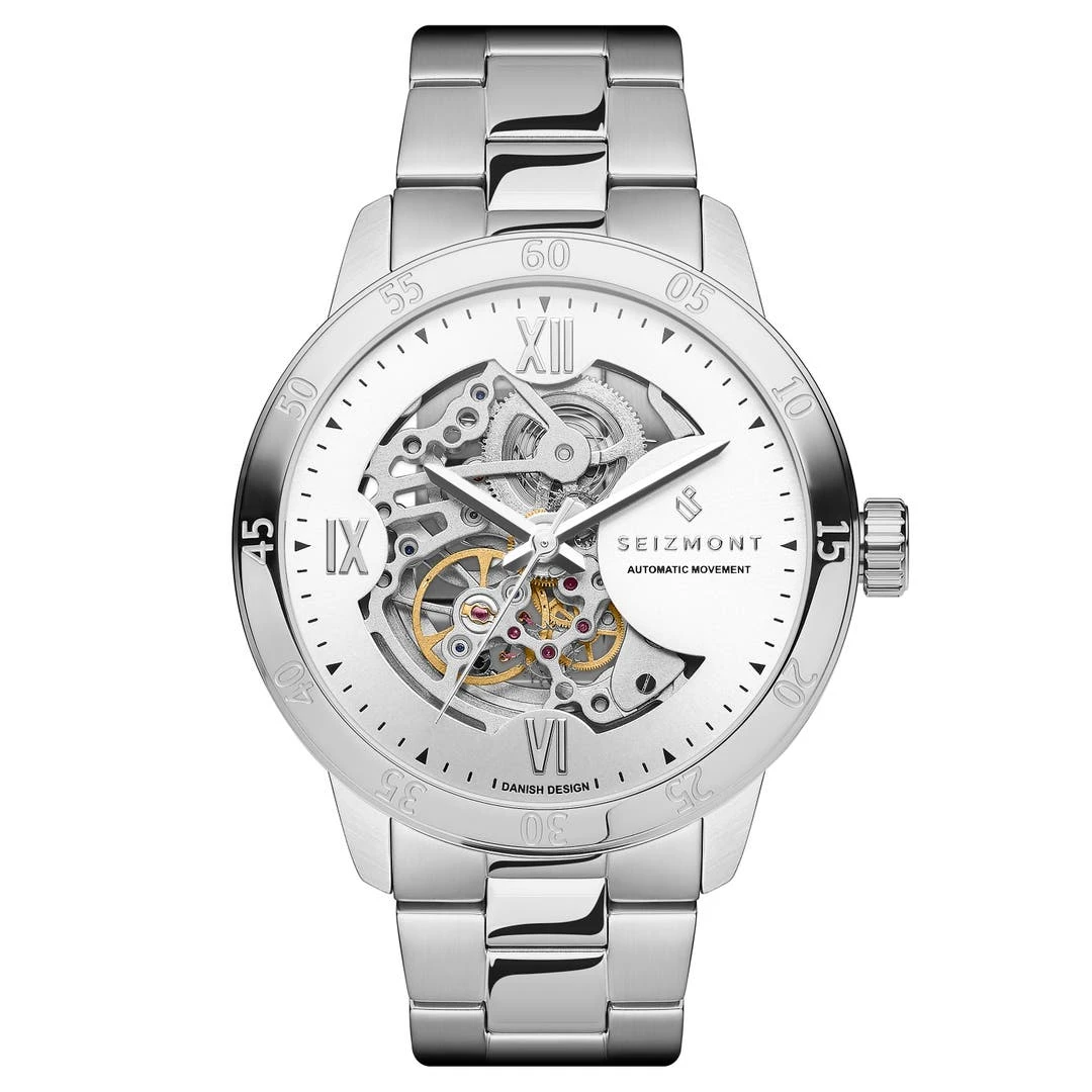 Seizmont Dante II | Montre Squelette Argentée 3 Seizmont Dante II | Montre Squelette Argentée