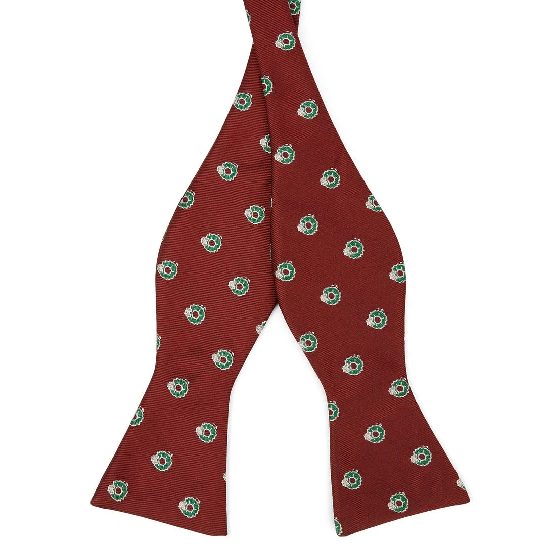 Trendhim Noeud Papillon Rouge à Motif De Couronne De Noël 3 Trendhim Noeud Papillon Rouge à Motif De Couronne De Noël