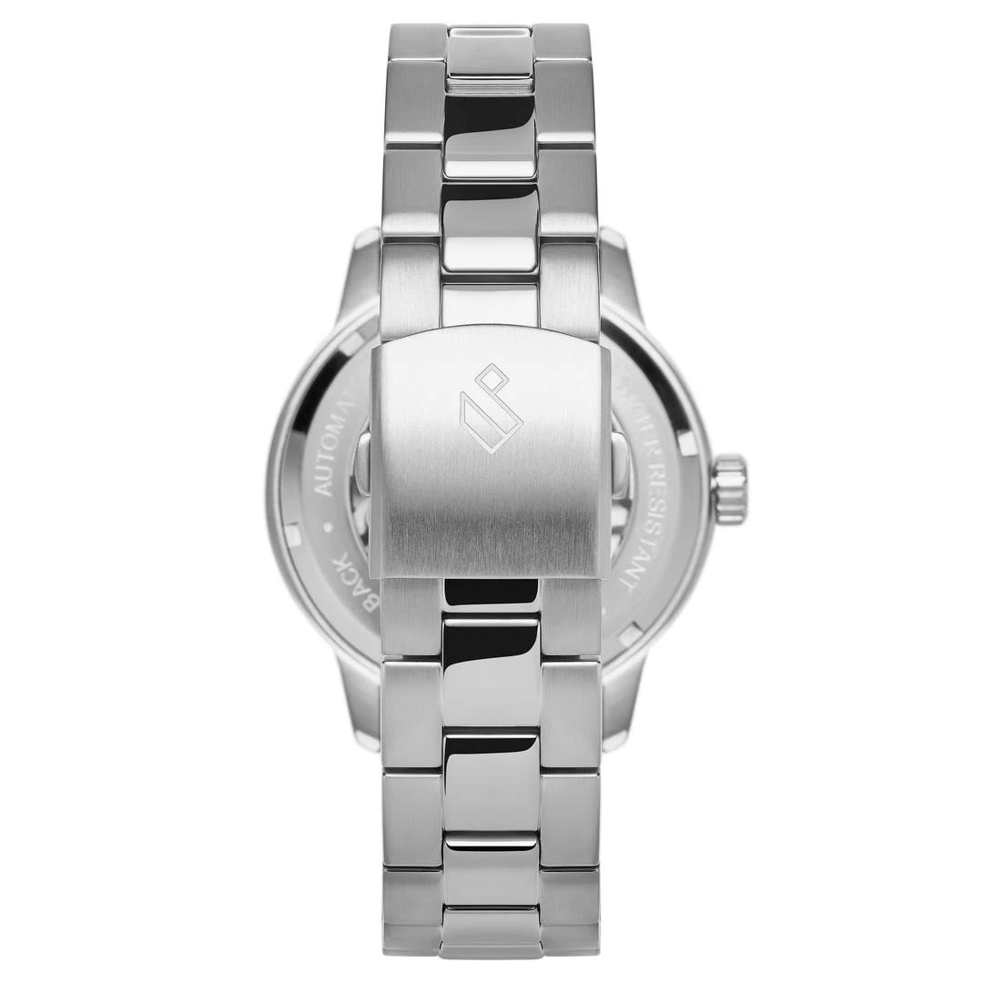 Seizmont Dante II | Montre Squelette Argentée à Cadran Bleu 6 Seizmont Dante II | Montre Squelette Argentée à Cadran Bleu – Image 4