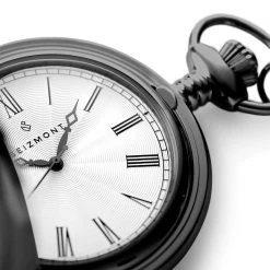 Seizmont Altair | Montre De Poche Demi-chasseur Noire -Trendhim en ligne 9 4zep