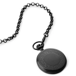 Seizmont Altair | Montre De Poche Demi-chasseur Noire -Trendhim en ligne 9 5dzep