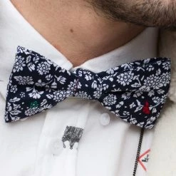 Tailor Toki Noeud Papillon En Coton Design Bleu à Fleurs -Trendhim en ligne 9098bm