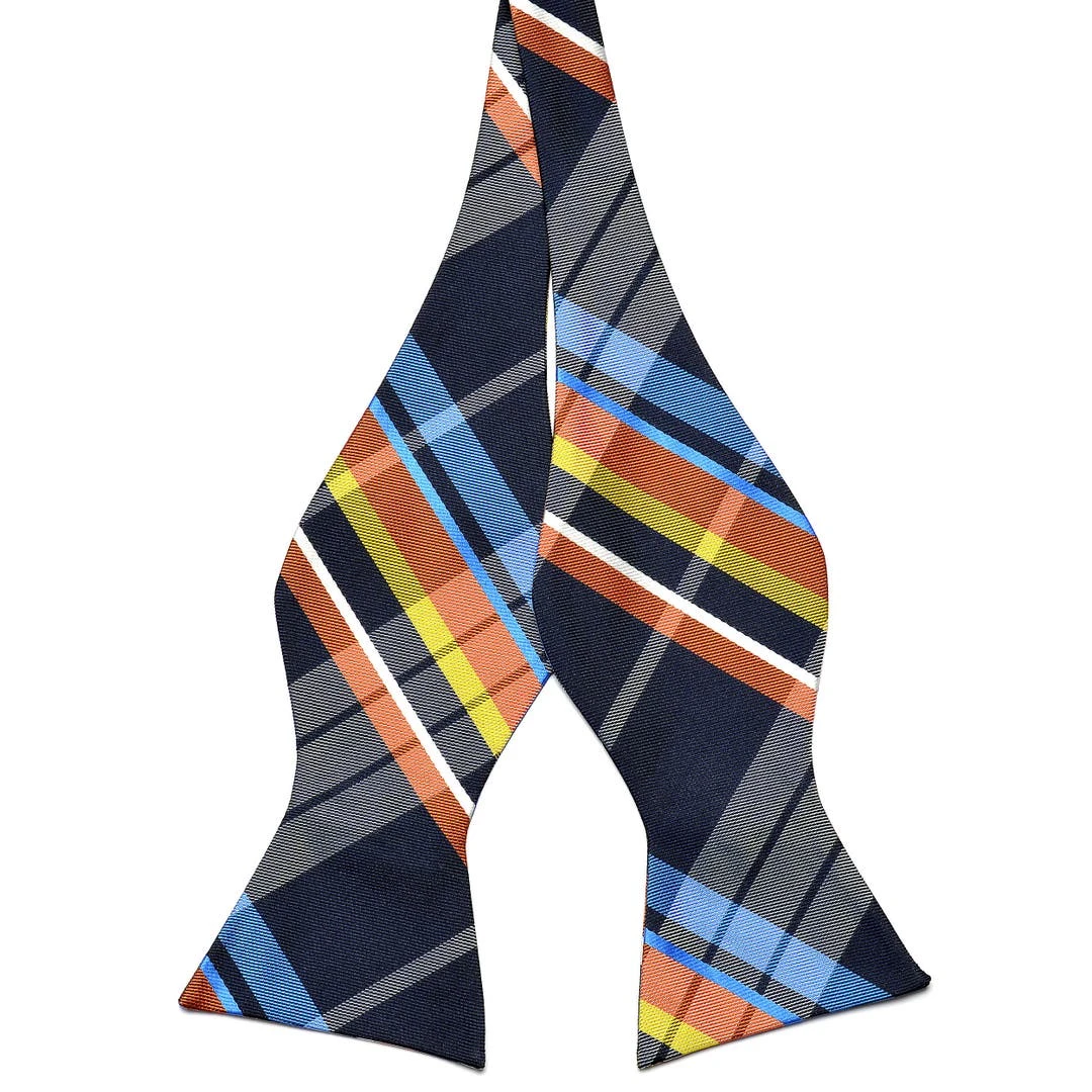 Tailor Toki Noeud Papillon à Nouer En Soie Motif Plaid Bleu 3 Tailor Toki Noeud Papillon à Nouer En Soie Motif Plaid Bleu