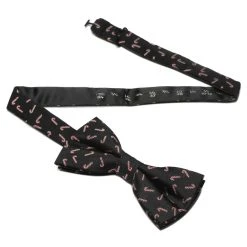 Trendhim Nœud Papillon Noir à Motifs De Cannes De Noël -Trendhim en ligne candy black 3 copy