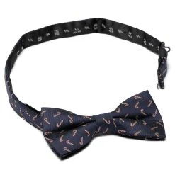 Trendhim Nœud Papillon Bleu Marine à Motifs De Cannes De Noël -Trendhim en ligne candy blue 2 copy