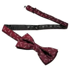 Trendhim Nœud Papillon Bordeaux à Motifs De Cannes De Noël -Trendhim en ligne candy red 3 copy