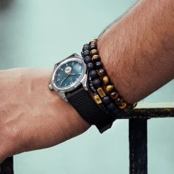 Arkai Mond | Montre Meteorite En Acier Inoxydable Argenté Et Bleu 13 Arkai Mond | Montre Meteorite En Acier Inoxydable Argenté Et Bleu -Trendhim en ligne dsc9432monddd