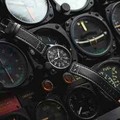 Fawler Apollo | Montre Aviateur En Acier Inoxydable Noir 13 Fawler Apollo | Montre Aviateur En Acier Inoxydable Noir -Trendhim en ligne jwm apollo drop38 frank christensen 26129 1x1 08