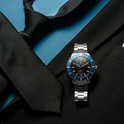 Fawler Makalu | Montre De Plongée En Titane Brossé Avec Lunette Bleue 11 Fawler Makalu | Montre De Plongée En Titane Brossé Avec Lunette Bleue -Trendhim en ligne jwm makalu collection lasse olsen 26040 1x1 10