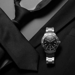 Fawler Makalu | Montre De Plongée En Titane Brossé Avec Lunette Grise -Trendhim en ligne jwm makalu collection lasse olsen 26042 1x1 12