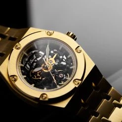 Arkai Montre Squelette Automatique Dorée Aadi Mamut 12 Arkai Montre Squelette Automatique Dorée Aadi Mamut -Trendhim en ligne jwm mwcl ig 1x1 arkai watch gold 23542 3