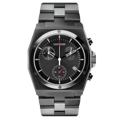 Lucleon Montre Chronographe Lavon Ray En Acier Inoxydable