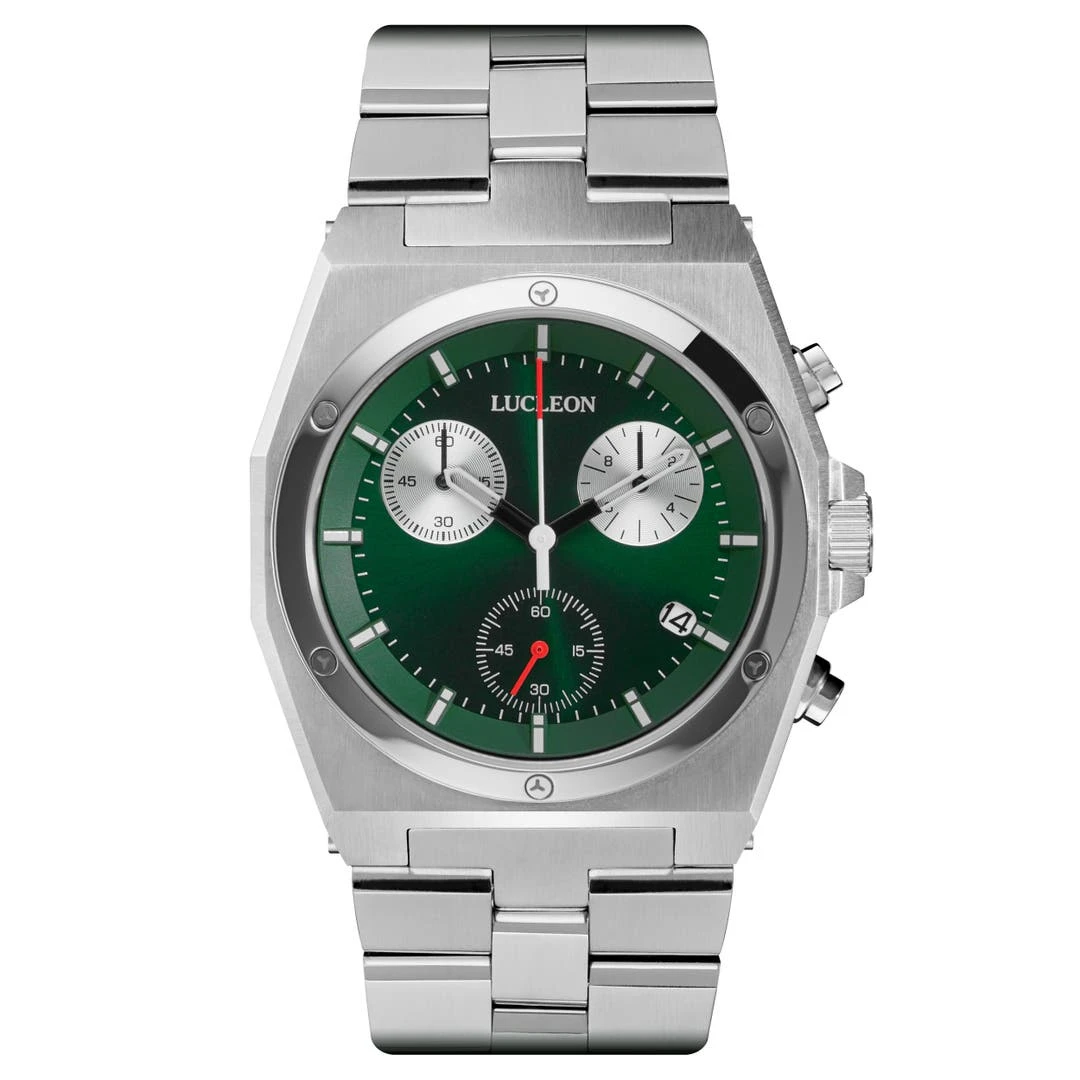 Lucleon Montre Chronographe Leal Ray En Acier Inoxydable 3 Lucleon Montre Chronographe Leal Ray En Acier Inoxydable
