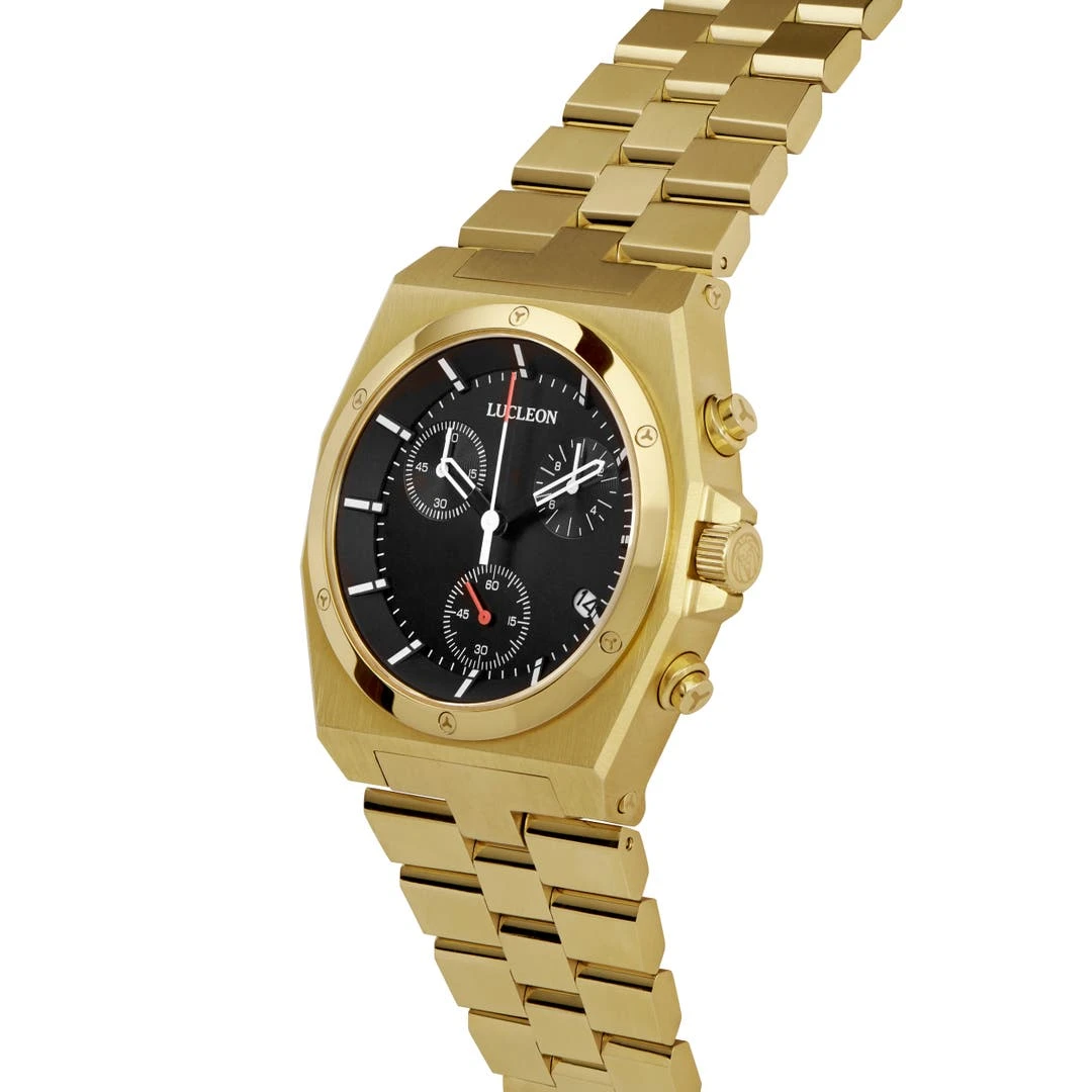 Lucleon Montre Chronographe Lerrick Ray En Acier Inoxydable 4 Lucleon Montre Chronographe Lerrick Ray En Acier Inoxydable – Image 2