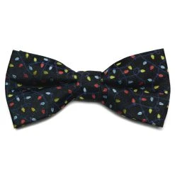 Trendhim Nœud Papillon Noir à Motifs De Lumières De Noël