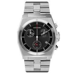 Lucleon Montre Chronographe Linus Ray En Acier Inoxydable