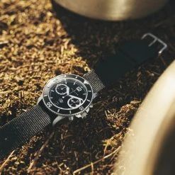 Fawler Ryka | Montre Militaire De Plongée Noire Et Argent -Trendhim en ligne rel frcl 1x1 25037 1