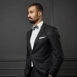 Trendhim Noeud Papillon De Noël Tricoté Bleu Et Blanc -Trendhim en ligne rel megashoot bow ties 11859 1