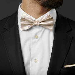 Trendhim Noeud Papillon à Nouer Uni Champagne Brillant 10 Trendhim Noeud Papillon à Nouer Uni Champagne Brillant -Trendhim en ligne rel megashoot bow ties 12565 2 2