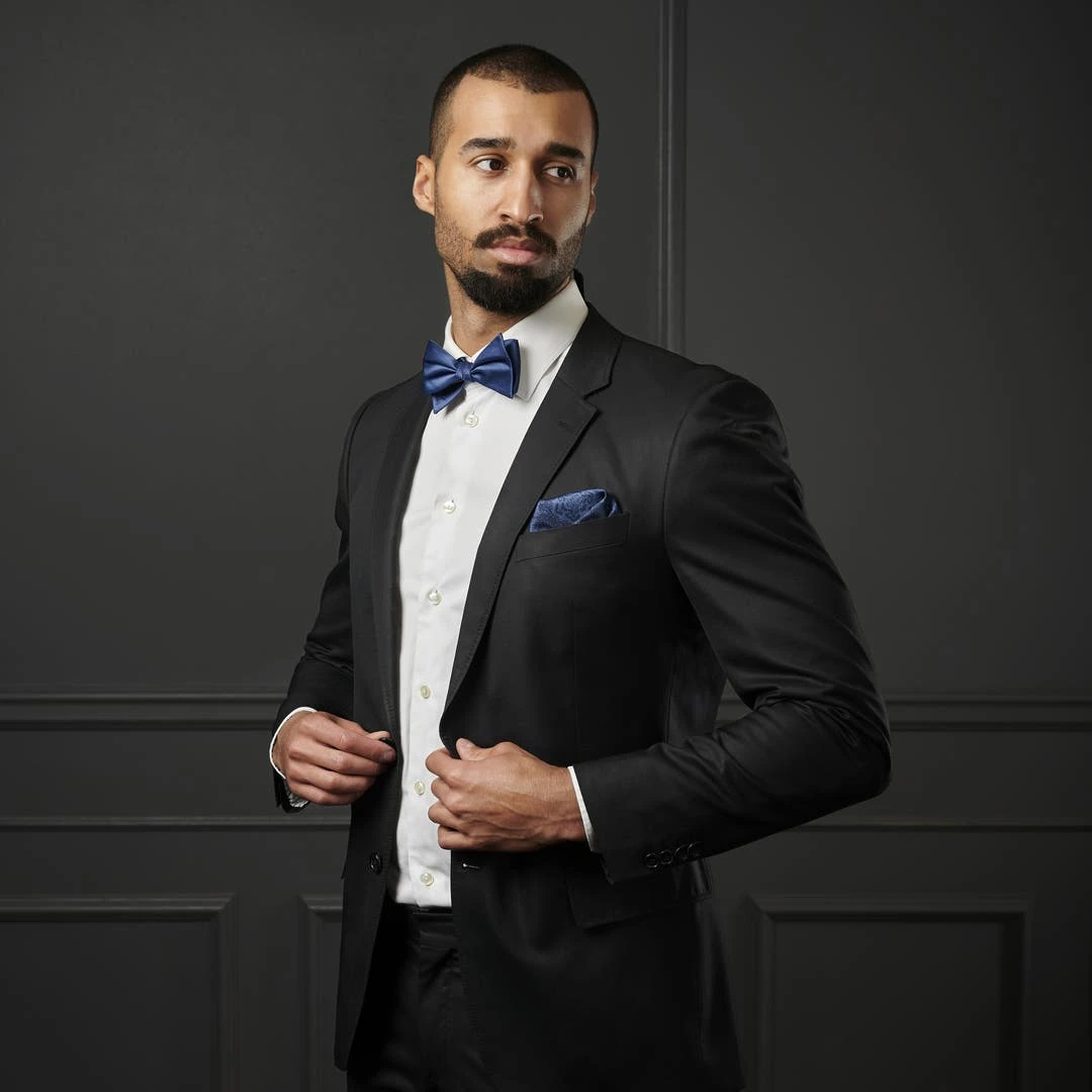 Trendhim Noeud Papillon à Nouer Classique Bleu Marine 6 Trendhim Noeud Papillon à Nouer Classique Bleu Marine – Image 4