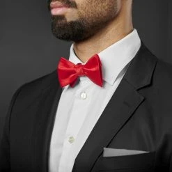 Trendhim Noeud Papillon à Nouer Classique Rouge -Trendhim en ligne rel megashoot bow ties 12644 2