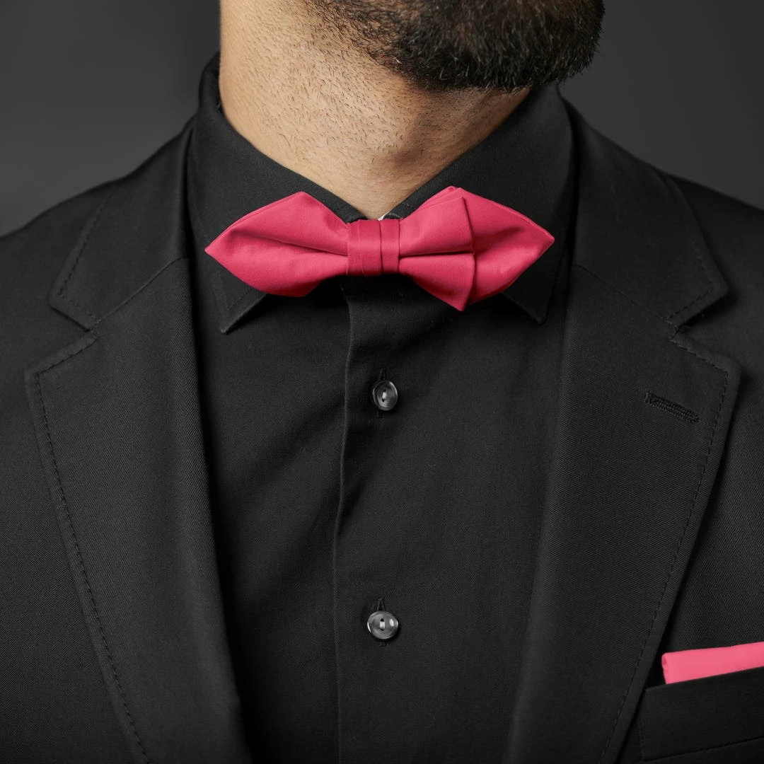 Trendhim Noeud Papillon Classique Pointu Rose Vif 5 Trendhim Noeud Papillon Classique Pointu Rose Vif – Image 3