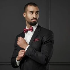 Trendhim Noeud Papillon Classique à Nouer Bordeaux -Trendhim en ligne rel megashoot bow ties 12686 3