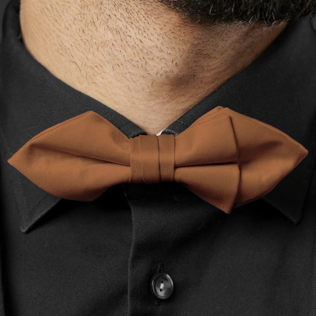 Trendhim Noeud Papillon Classique En Pointes Marron Clair 7 Trendhim Noeud Papillon Classique En Pointes Marron Clair – Image 5
