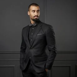 Trendhim Noeud Papillon Classique En Pointes Gris Anthracite -Trendhim en ligne rel megashoot bow ties 12847 1