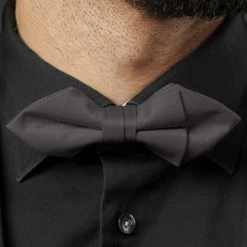 Trendhim Noeud Papillon Classique En Pointes Gris Anthracite -Trendhim en ligne rel megashoot bow ties 12847 2 bm