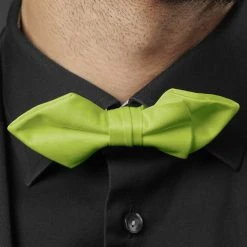 Trendhim Noeud Papillon Pointu Uni Vert Citron -Trendhim en ligne rel megashoot bow ties 12861 2 bm
