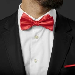 Trendhim Noeud Papillon à Nouer Uni Rouge Brillant -Trendhim en ligne rel megashoot bow ties 12874 2 2 2