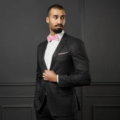 Trendhim Noeud Papillon à Nouer Uni Rose Bébé Brillant -Trendhim en ligne rel megashoot bow ties 12880 1 2