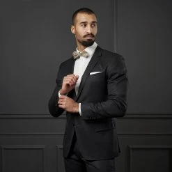 Trendhim Noeud Papillon Pointu Uni Champagne Brillant -Trendhim en ligne rel megashoot bow ties 12903 1