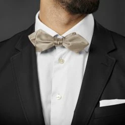 Trendhim Noeud Papillon Pointu Uni Champagne Brillant -Trendhim en ligne rel megashoot bow ties 12903 2