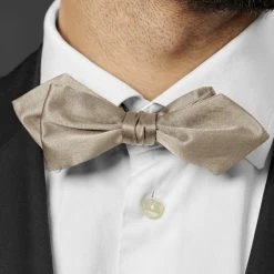 Trendhim Noeud Papillon Pointu Uni Champagne Brillant -Trendhim en ligne rel megashoot bow ties 12903 2bm