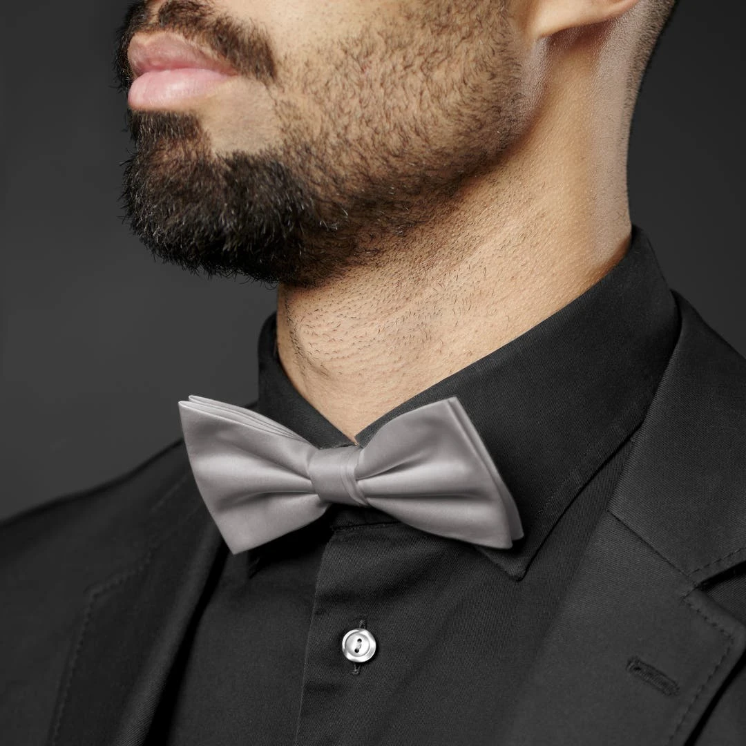 Trendhim Noeud Papillon Gris Clair XL 5 Trendhim Noeud Papillon Gris Clair XL – Image 3