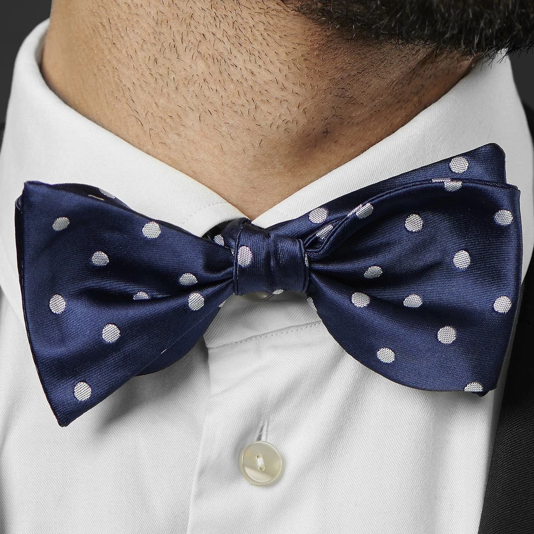 Tailor Toki Noeud Papillon Soie A Pois Blancs 7 Tailor Toki Noeud Papillon Soie A Pois Blancs – Image 5