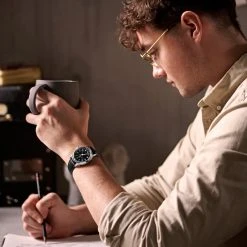 Fawler Paz | Montre Habillée Noire à Une Seule Aiguille En Acier Inoxydable -Trendhim en ligne rel paz 27383 simon ccmodel 1x1 3 copy