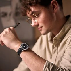 Fawler Paz | Montre Habillée Noire à Une Seule Aiguille En Acier Inoxydable -Trendhim en ligne rel paz 27383 simon ccmodel 1x1 4 copy