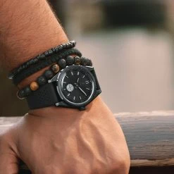 Arkai Mond | Montre Meteorite En Acier Inoxydable Noir -Trendhim en ligne rel rst mond watch xxxx black nathangw xxxx b