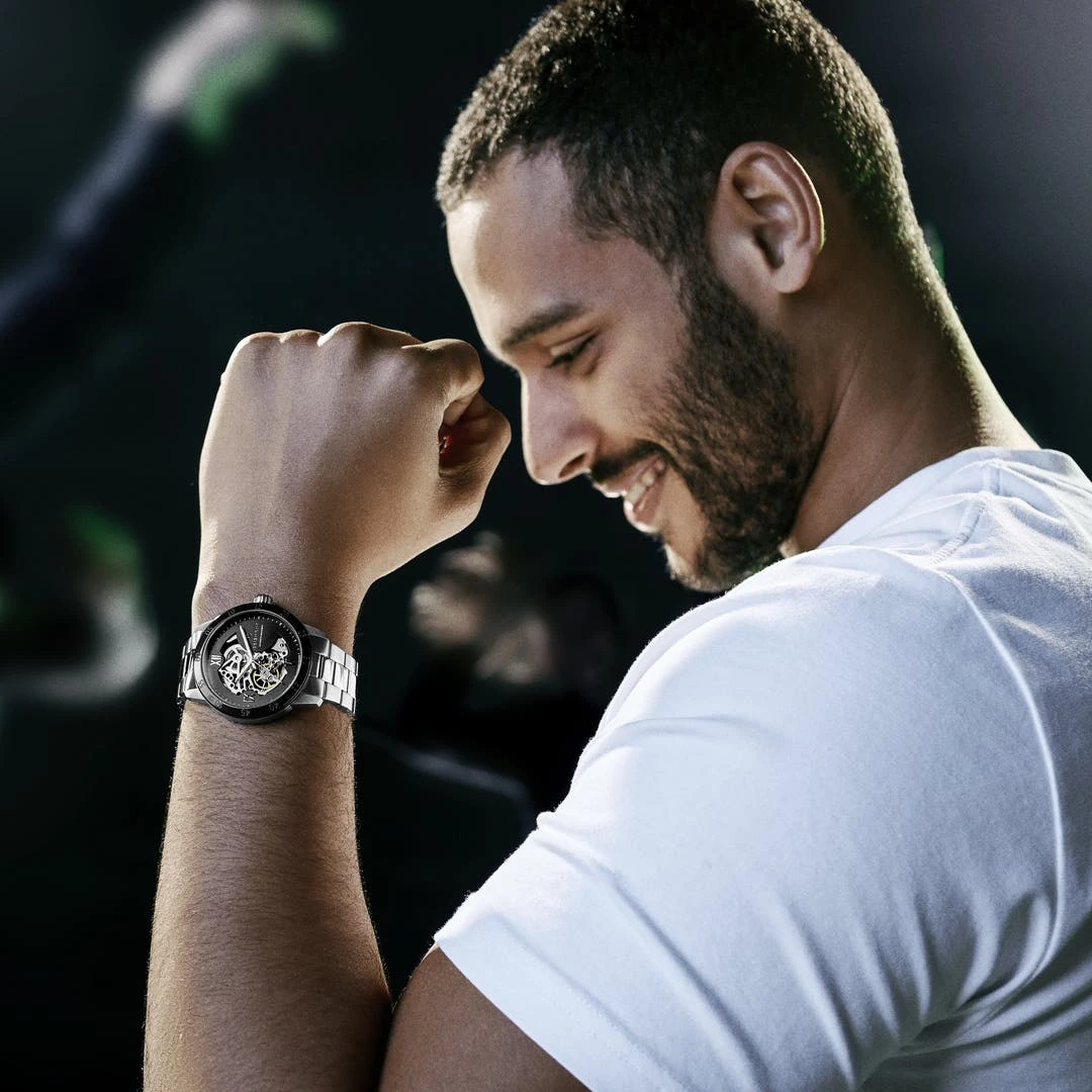 Seizmont Dante II | Montre Squelette Couleur Noir Et Argent 5 Seizmont Dante II | Montre Squelette Couleur Noir Et Argent – Image 3