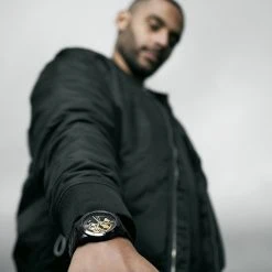 Seizmont Dante II | Montre Squelette Noire à Mouvement Couleur Or -Trendhim en ligne rel szdii 1x1 24810 3
