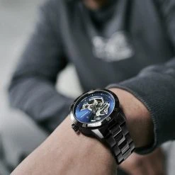 Seizmont Dante II | Montre Squelette Noire à Cadran Bleu 10 Seizmont Dante II | Montre Squelette Noire à Cadran Bleu -Trendhim en ligne rel szdii 1x1 24812 3
