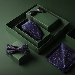 Trendhim Nœud Papillon Bleu Marine à Motifs De Lumières De Noël -Trendhim en ligne rel xm20 ig green suit accessories 22352 22330 22292 1 1